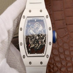 Richard Mille RM055 KV Factory White Ceramic Case