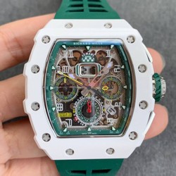Richard Mille RM011-03 KV Factory White Ceramic Skeleton Dial