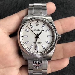 Rolex Oyster Perpetual 114300 39MM AR Factory White Dial