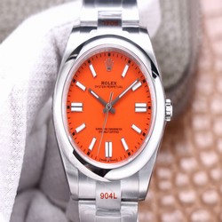 Rolex Oyster Perpetual M124300-0007 41MM EW Factory Coral Red Dial
