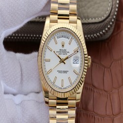 Rolex Day-Date M228238-0008 EW Factory Silver Dial