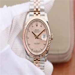 Rolex Datejust M126331-0008 EW Factory Rose Gold Sundust Dial