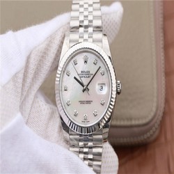 Rolex Datejust M126334-0020 EW Factory White Mother-Of-Pearl Dial