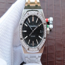 Audemars Piguet Royal Oak 15400/15450 Couple Watch JF Factory Black Dial