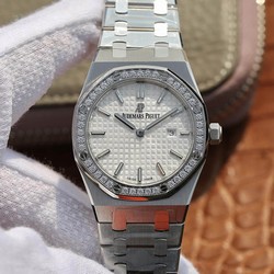 Audemars Piguet Royal Oak 67650 JF Factory Diamond White Dial