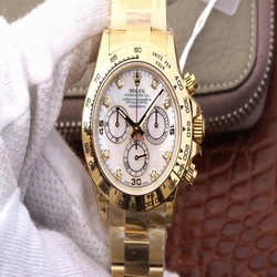 Rolex Daytona Cosmograph 116528-78598 JH Factory Yellow Gold Diamonds Dial