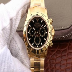 Rolex Daytona Cosmograph M116508-0004 JH Factory Yellow Gold Black Dial