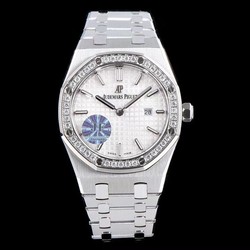 Audemars Piguet Royal Oak Quartz 67651ST.ZZ.1261ST.01 JF Factory White Dial