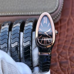 Bvlgari Serpenti Spiga Watch 102885 BV Factory Rose Gold No Diamond