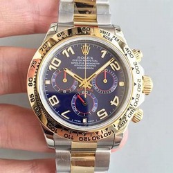 Rolex Daytona Cosmograph 116503 3A Factory 18K Yellow Gold Wrapped Blue Dial