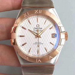Omega Constellation 123.20.38.21.02.008 38MM 3S Factory White Textured Dial
