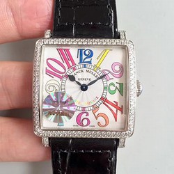 Franck Muller Master Square Ladies 6002 M QZ D White Dial GF Factory
