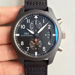 IWC Pilot Top Gun Chronograph IW389001 ZF Factory Anthracite Dial