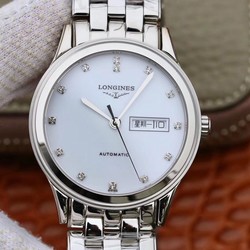 Longines Flagship Double Calendar L4.899.4.12.602 GK Factory White Dial