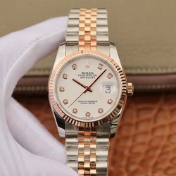 Rolex Datejust 36mm GM Factory White Dial