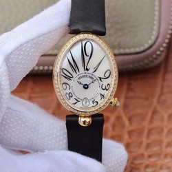 Breguet Reine De Naples 8918BA/58/864.D00D Ladies ZF Factory Yellow Gold Mother Of Pearl Dial