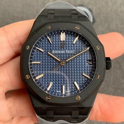 Audemars Piguet Royal Oak 15500 DLC Version ZF Factory Frosted Blue Dial