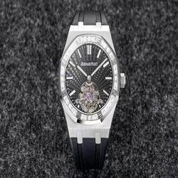 Audemars Piguet Royal Oak Tourbillon R8 Factory V3 Black Rubber Strap