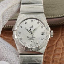 Omega Constellation 123.10.38.21.52.001 VS Factory Silver Dial