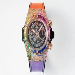Hublot BIG BANG Unico 411.OX.9910.LR.0999 ZF Factory Rose Gold Skeleton Dial