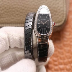 Bvlgari Serpenti BV Factory Black Dial