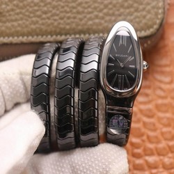 Bvlgari Serpenti BV Factory Black Ceramic Dial
