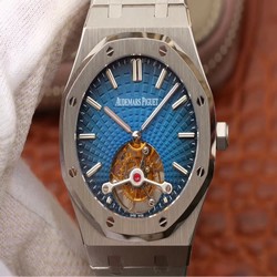 Audemars Piguet Royal Oak Tourbillon 26522TI.OO.1220TI.01 JF Factory Smoky Blue Dial