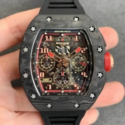 Richard Mille RM-011 KV Factory V2 Forged Carbon Black Case