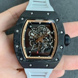 Richard Mille RM055 KV Factory V2 Carbon Fiber Skeleton Dial