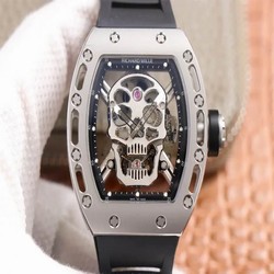 Richard Mille RM52-01 Tourbillon JB Factory Titanium Alloy Skull Dial
