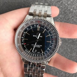 Breitling Navitimer 1 A17326241B1A1 V7 Factory Black Dial