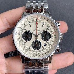 Breitling Navitimer 1 B01 AB0121211G1A1 GF Factory Silver Dial