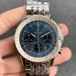 Breitling Navitimer 1 B01 AB0121211C1A1 GF Factory Blue Dial