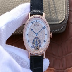 Breguet Classique Ultra-Thin Tourbillon Rose Gold Diamond Dial