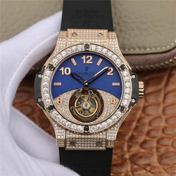 Hublot Big Bang Tourbillon Rose Gold Diamond Dial