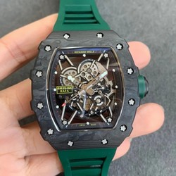Richard Mille RM035-02 KV Factory V3 Carbon Fiber Green Strap