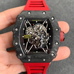Richard Mille RM35-01 KV Factory Carbon Fiber Red Strap