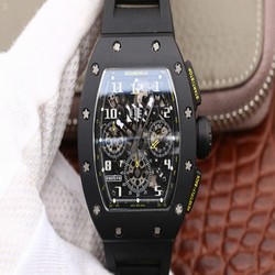 Richard Mille RM-011 KV Factory Carbon Fiber Black Strap