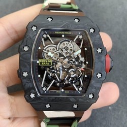 Richard Mille RM35-02 KV Factory V3 Carbon Fiber Camouflage Strap
