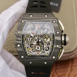 Richard Mille RM11-03 KV Factory Black Carbon Fiber Case
