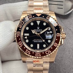 Rolex GMT Master II 126715CHNR-0001 GM Factory Rose Gold Black Dial