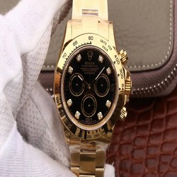 Rolex Daytona Cosmograph M116508-0008 JH Factory Diamonds Black Dial