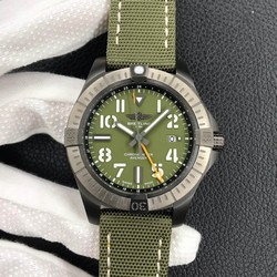 Breitling Avenger Automatic GMT 45 Night Mission V323952A1L1X1 GF Factory Green Dial