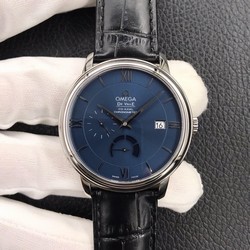 Omega De Ville 424.13.40.21.03.001 ZF Factory Blue Dial