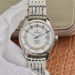 Omega De Ville 431.30.41.21.02.001 VS Factory Silver Dial Stainless Steel Strap