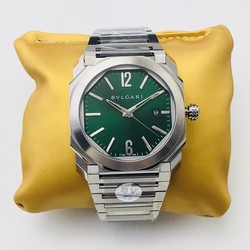 Bvlgari OCTO SOLOTEMPO 101963 BGOP41BGLD BV Factory Green Dial