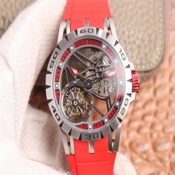 JB Factory Roger Dubuis Excalibur Spider Carbon Skeleton Flying Tourbillon RDDBEX0572 Transparent Version