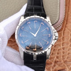 ZF Factory Roger Dubuis Excalibur Knights Of The Round Table II RDDBEX0511 Stainless Steel Black Dial M9015