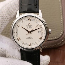 Omega De Ville Prestige Co-Axial 39.5MM 424.13.40.20.02.005 MKS Factory Silver Dial