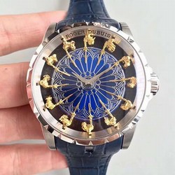 Roger Dubuis Excalibur Knights Of The Round Table II RDDBEX0495 Blue Dial